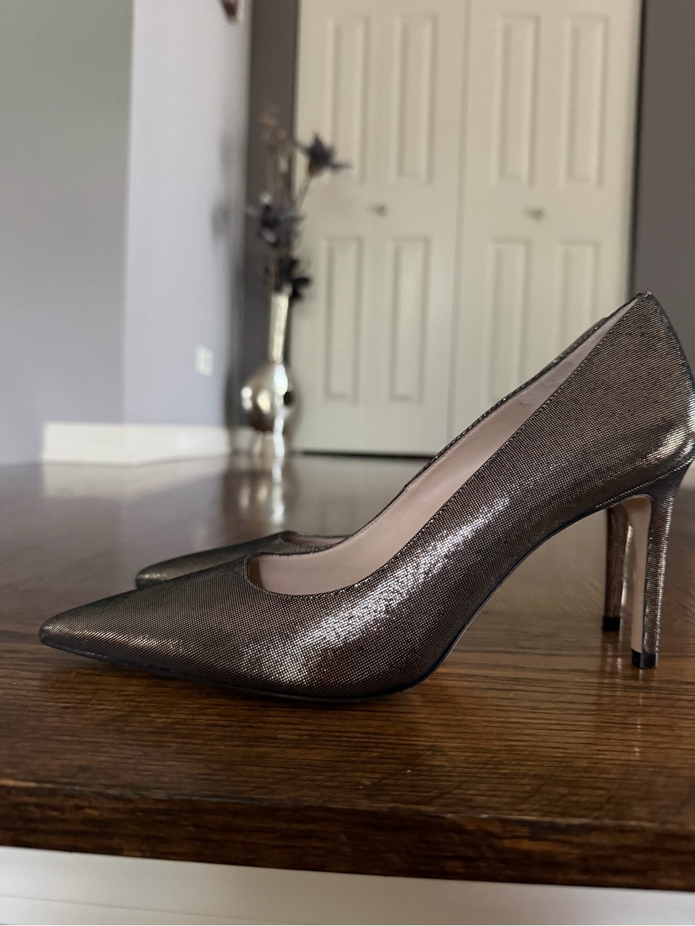 Stuart Weitzman Power 85MM Leather Stiletto Pumps